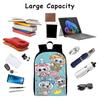 Travel Laptop Backpack, Fits 15.6 Inch Notebook, with Multiple Organizational Compartments for Teen Student Business Work P2908
