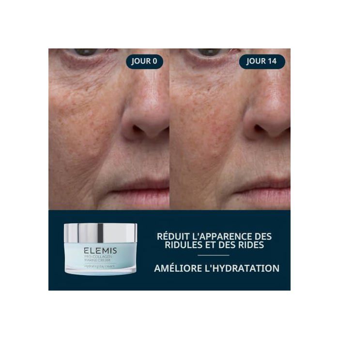 Soin anti-âge - ELEMIS - Pro-Collagen Marine Cream - Hydratation - Texture crème - 50 ml