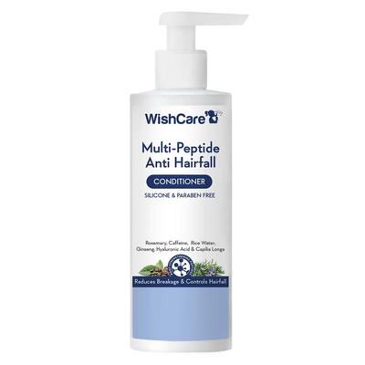 WishCare Multi-Peptid Anti-Haarausfall Conditioner 200ml Für krauses Haar Damen & Herren