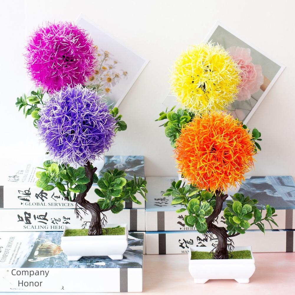 Artificial Goldfish Plant Fake Potted Flower For Home Decor Indoor Desktop Plants Artificial Flower Home Decoration