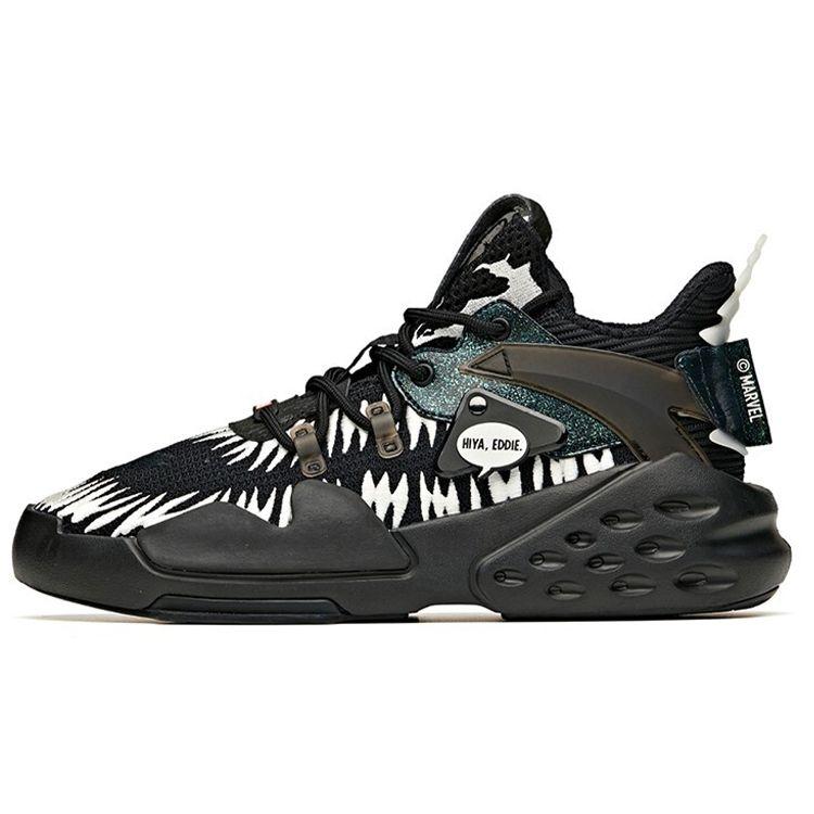Marvel x Anta Badao Mid Top Sneakers Black 912118088-3 39