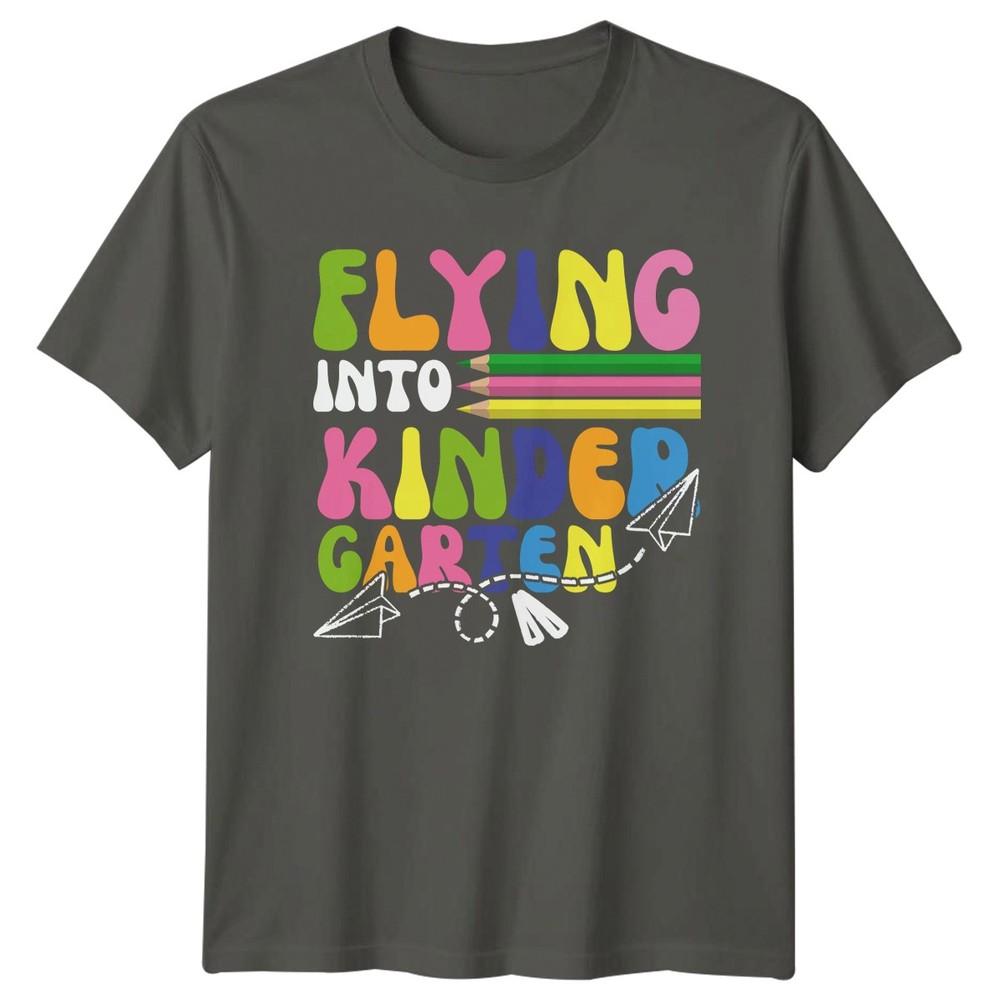 Flying Into Kindergarten TShirt Kindergarten Back To School Gift For Him S