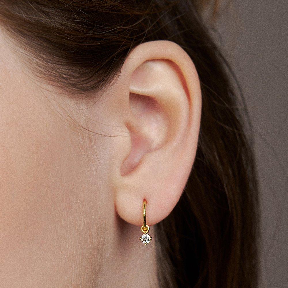 [Hei][Worn by ONEUS Hwanwoong][Sv925] Jingle One-Touch Earring