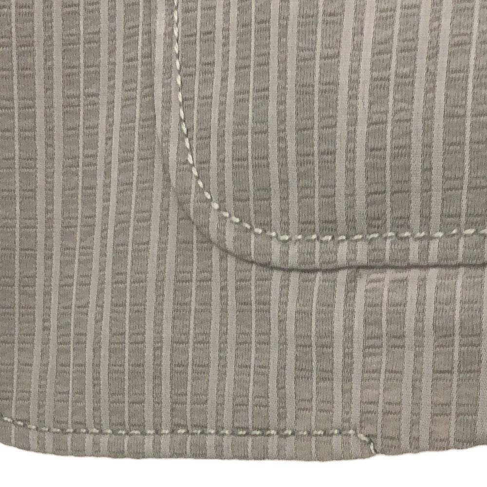 LANVIN stripe tailored jacket R46-44 gray Old Men's Used