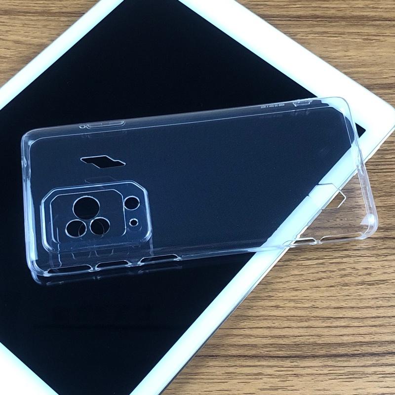 Für Xiaomi Black Shark 5 Pro RS 5G Slim Kristallklar Transparent Weiche TPU Rückseite Schutzhülle Skin Kameraschutzabdeckung