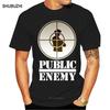 Heißer Stil Public Enemy Oberteile T-Shirt Oversized Oberteile T-Shirt Herren Baumwolle T-Shirt Sommer Marke T-Shirt EU Größe