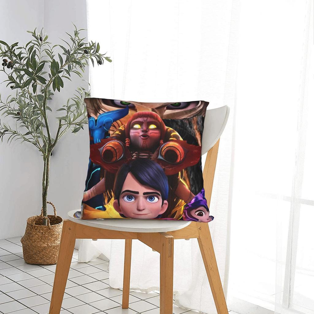 Trollhunters Tales Of Arcadia Federa Cuscino Morbida Copricuscino Federe Moderne Per Divano Auto Decorazione Casa