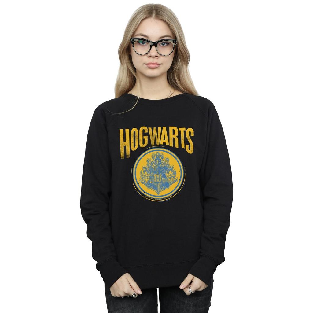 Harry Potter Womens/Ladies Hogwarts Circle Crest Sweatshirt