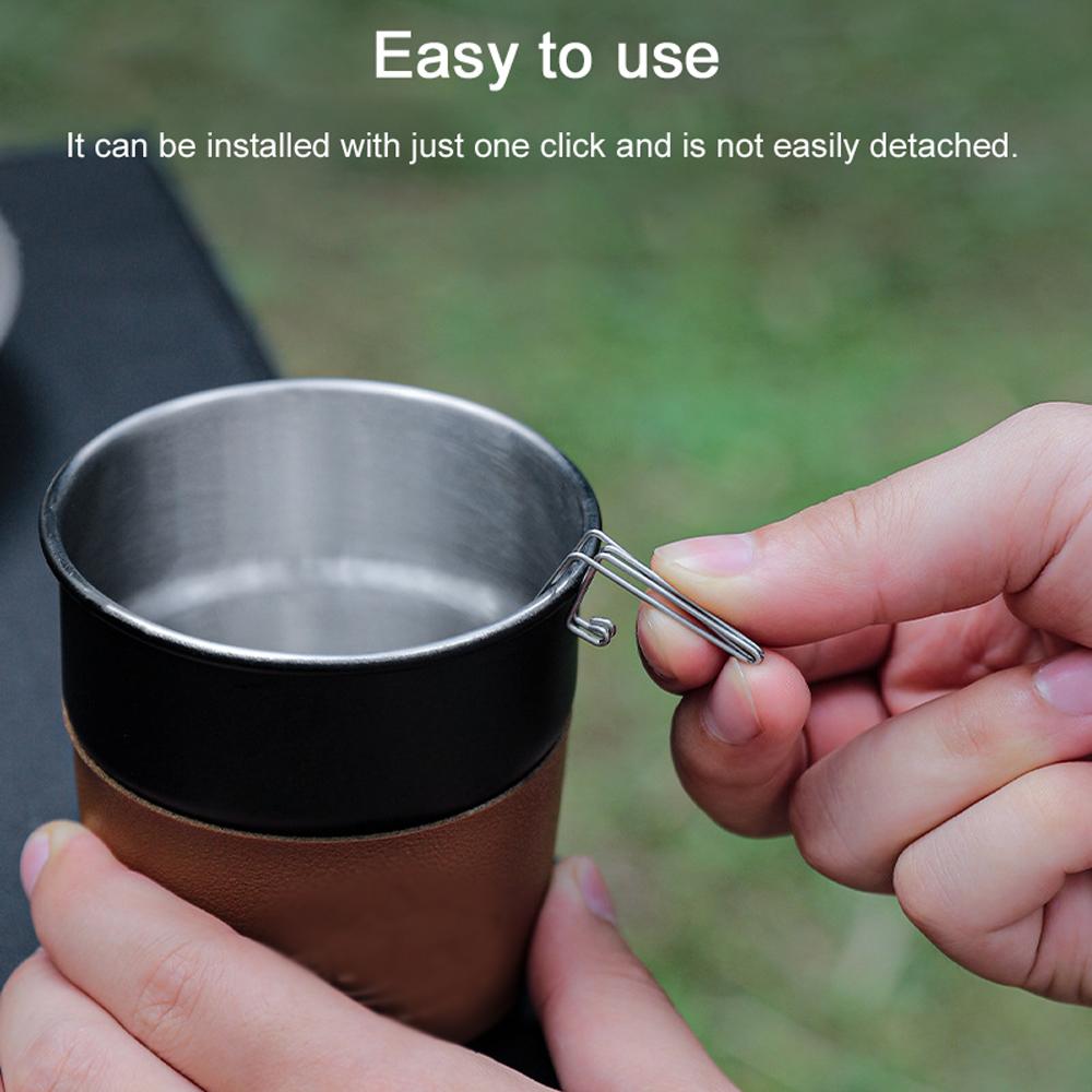 Outdoor Hand Brewed Coffee Diversion Nozzle Portable Stainless Steel Camping Drip Coffee Spout