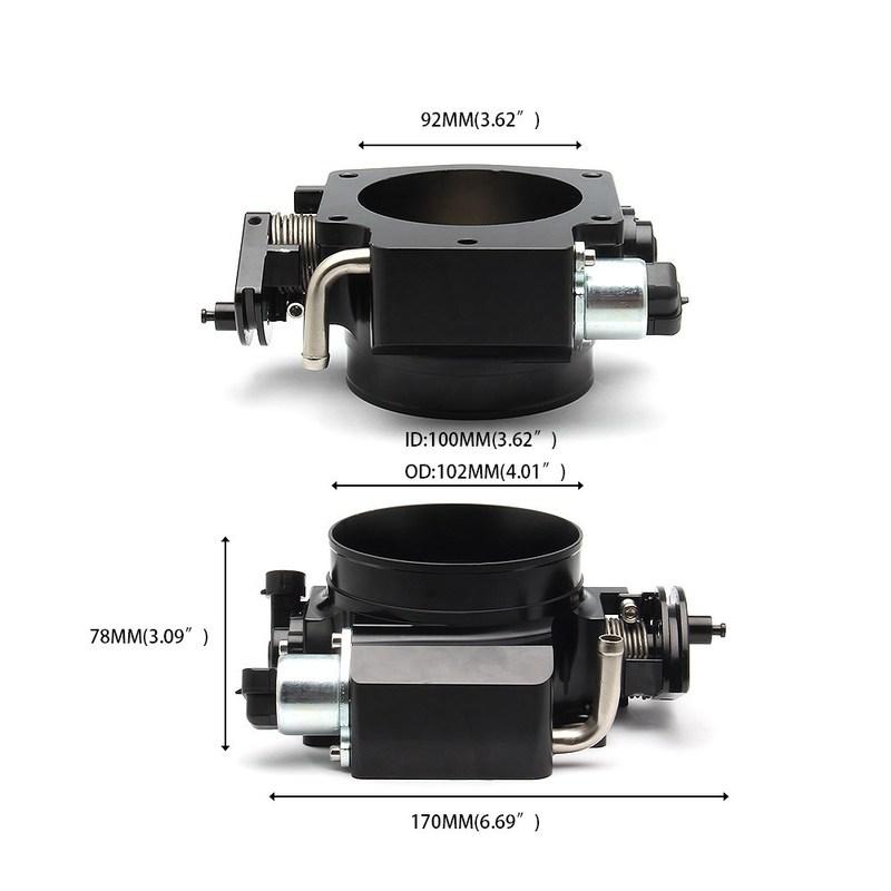 92mm Intake Manifold Throttle Body Plate Assembly for LS1 LS2 LS3 LS6 LSX Car Accessories