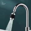 Universeller Wasserhahn 360 Grad drehbarer Wasserhahnfilter 3 Modi Spitze Wassersprudelhahn Spritzschutz Sparer Küchenzubehör