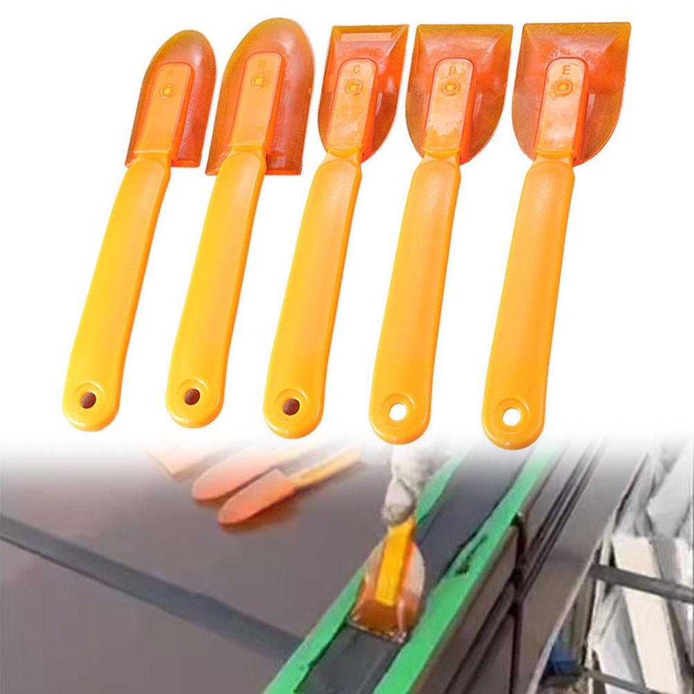 Multifunctional Rubber Caulking Tool 5PCS Sealant Spatula Spreader Caulk Finishing Smoothing Tool