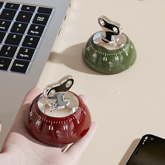 Mechanical Kitchen Timer Adjustable Countdown Timer with Precise Seconds And Minutes No Batteries Needed Magnetic Back Loud Ringing Alert for Cooking