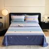 Retro Floral Pattern Bed Sheet Set 100% Cotton Bed Sheets Soft Breathable Bedspread with Pillowcases Queen Size Bedding Set