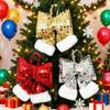 Mirror Bow Christmas Tree Ornaments Elegant Holiday Hanging Decoration for Xmas Tree Hotel Window Party Holiday Display