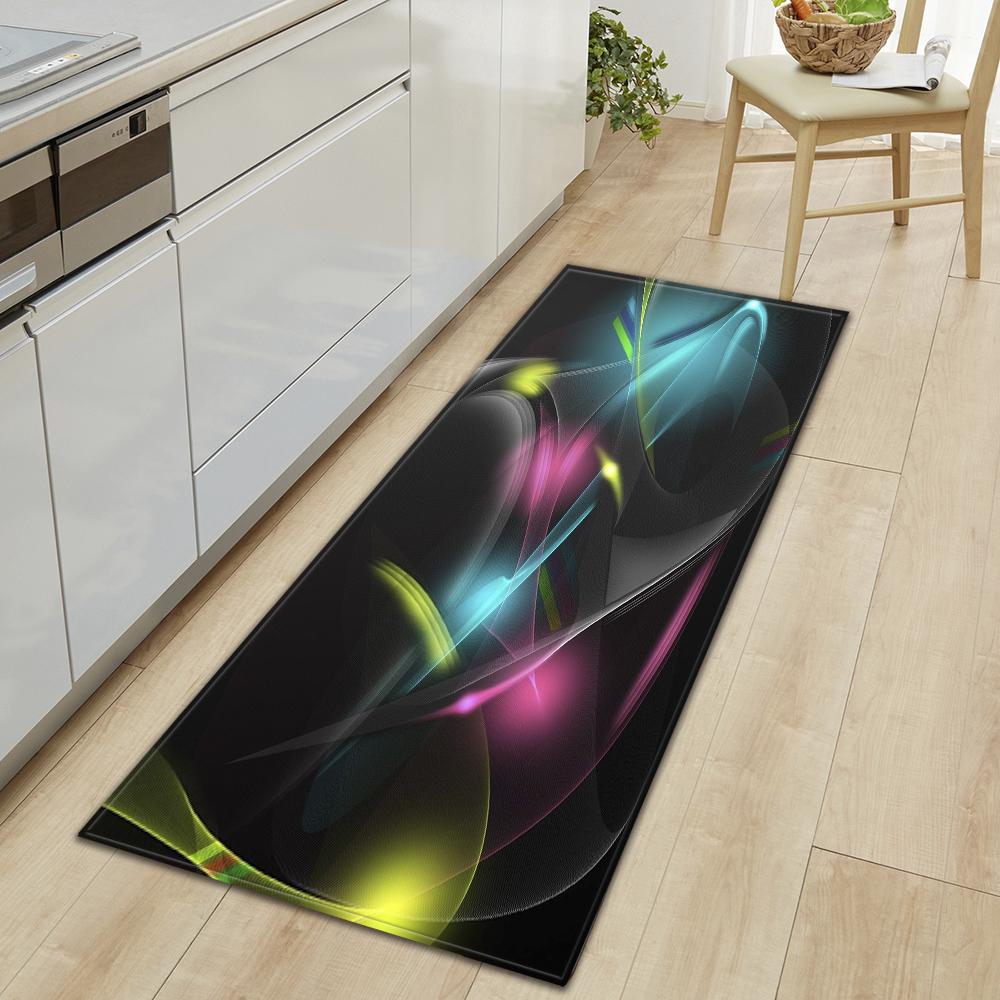 Kitchen Mat Entry Door Mat Living Room Bedroom Floor Carpet Corridor Bathroom Door Non-slip Floor Mat