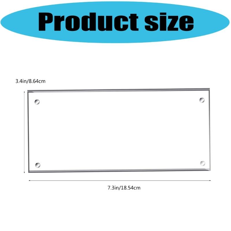 Acrylic Stamps Holder Clear Magnetic Closures Dustproof Coin Display Case Dollar Bill Currency Frame For Home Office