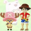 Giant Piece One Building Blocks Puzzle Toy Luffy Chopper Anime Abs Material