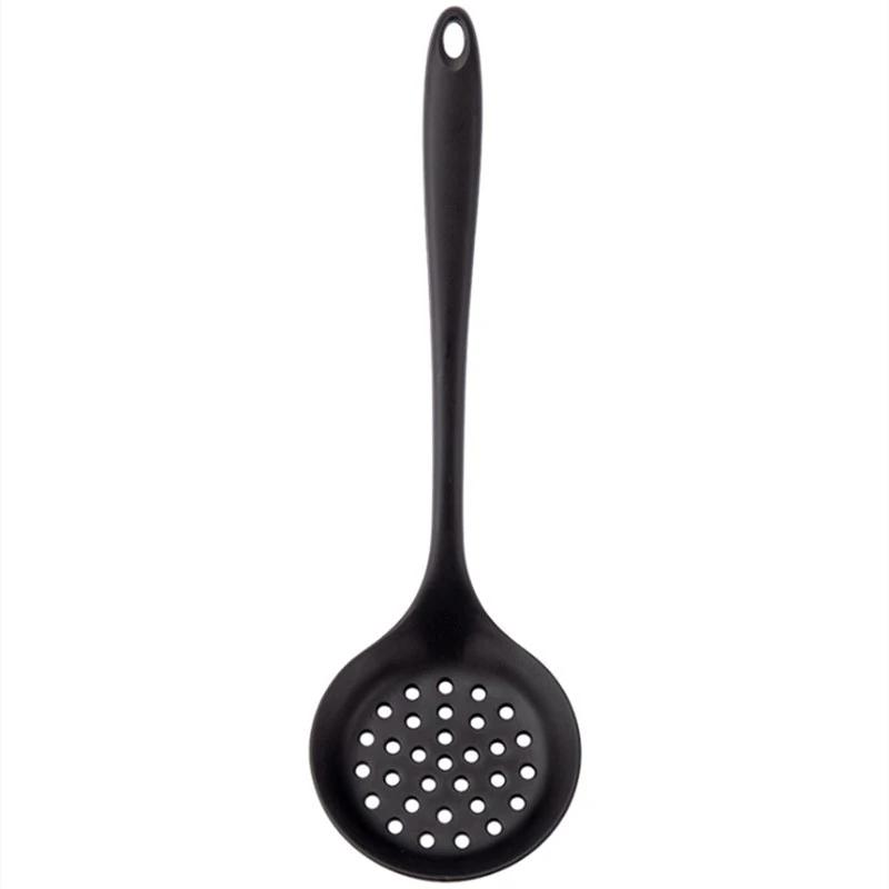 1-4 Stück Antihaft-Spatel Schaufel Suppenlöffel Sieb Reislöffel Silikon Kochutensilien Set Hitzebeständiges Küchenkochwerkzeug