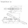 GH-302-FM Push/Pull Toggle Clamp Vertical/Horizontal Type Woodworking Hand Tool  Furniture Making
