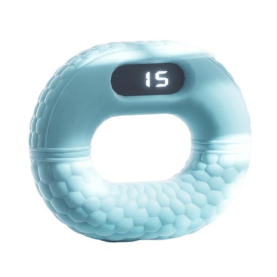 Hand Grip Strength Trainer with LED Counter Display - Five Finger Strength Training, Squeeze Ring Stress Relief Hand Grip Strengthener