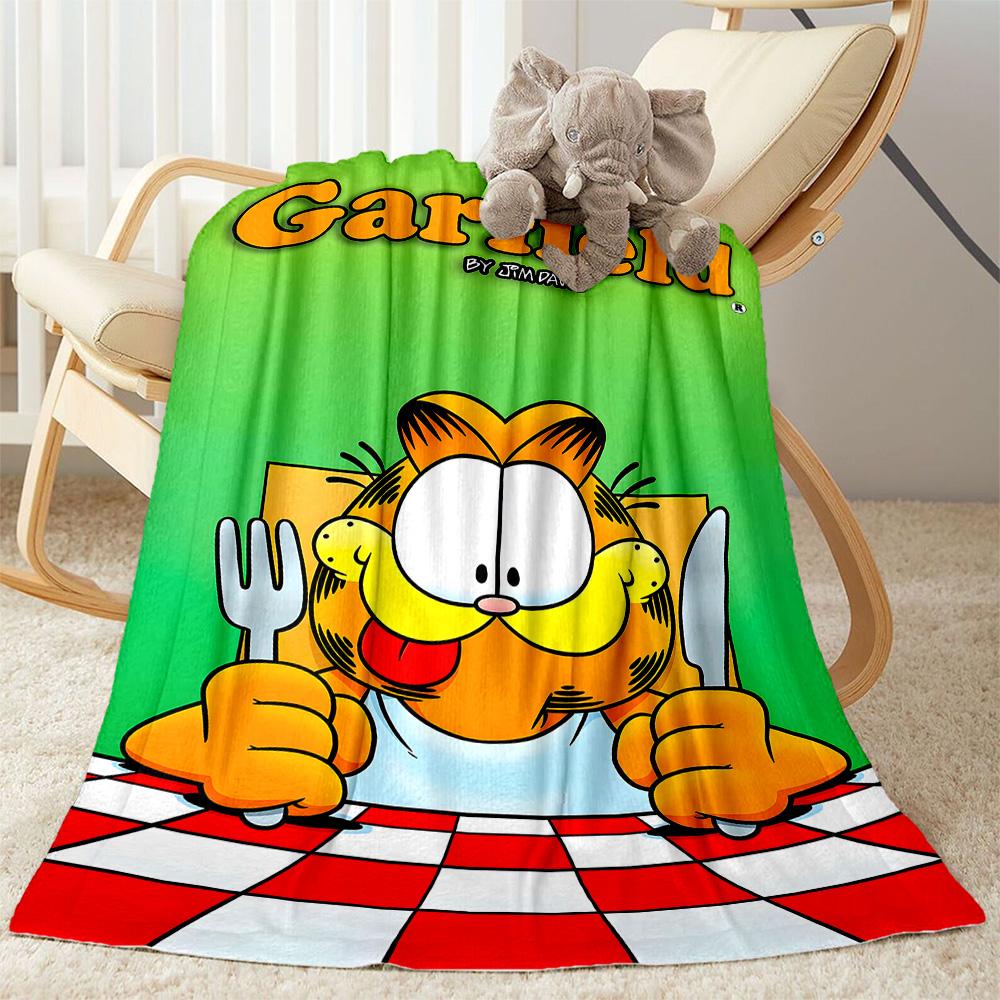Garfield's Cozy Adventure Blanket Soft Warm Cozy Great for Seaside Picnics Sofa for All Occasions Stylish Decor Gifts For Family Or Friends