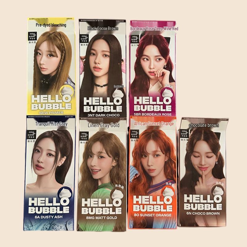 Miseenscene Korea Color Bubble Hair Dye - Girl Group Style