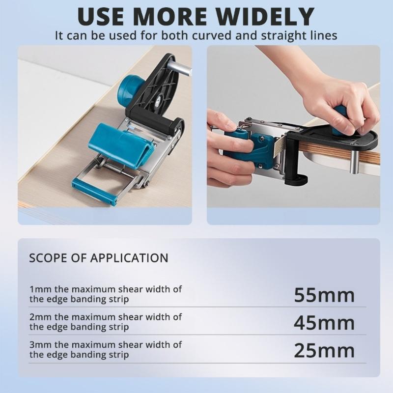 Professional Wood Edge Bands Trimmer Tool For Hard Wood Plywood with Comfortable Handle and Precise Cutting Capability