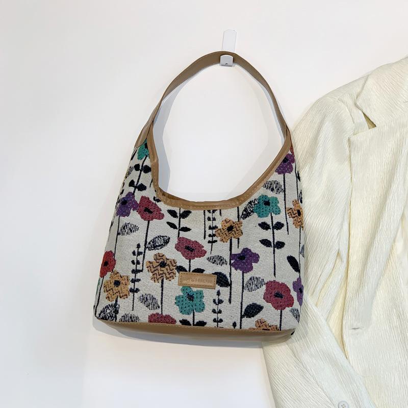 One-shoulder Handbag for Women's Popular Casual New Large Capacity Korean Version Commuting Casual Simple Tote Bag for Women