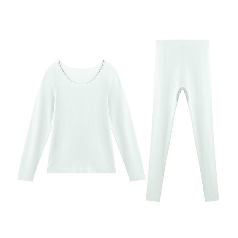 Fenteng Women's 7A Antibacterial Seamless Thermal Underwear Set