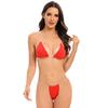 Super Light Bikini with Transparent Straps and Chest Pads - Women's Swimsuit