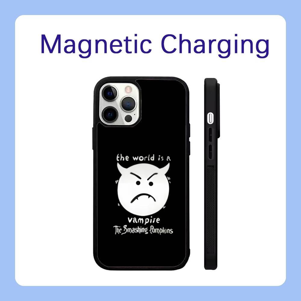 

The S-Smashing Pumpkins Phone Case For iPhone 17,16,15,14,13,12,11,Pro,Max,Plus,Air,Mini,SE Magsafe Magnetic Wireless Charging iPhone13