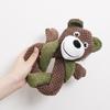 Entertaining Plush Animal Dog Chew Toy For Aggresive Chewers with Squeaky Sound For Indoor Engagement Teething Fun