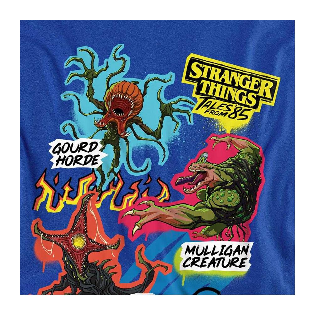 Stranger Things: Tales from ´85 Unisex Adult Monsters Scrapbook Long-Sleeved Sweatshirt