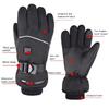 Heated Motorcycle Gloves Winter Warm Snowmobile Skiing Gloves Waterproof Touch Screen Rechargeable Heating Thermal Moto Guantes