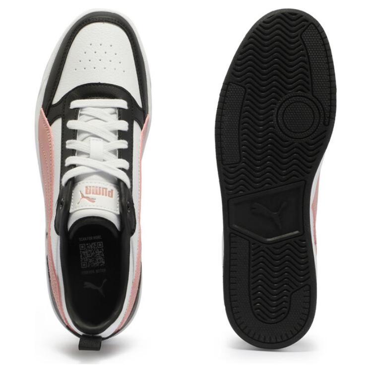 New PUMA DRIBBLE Low Top Casual Shoes Unisex White Pink 400326-01