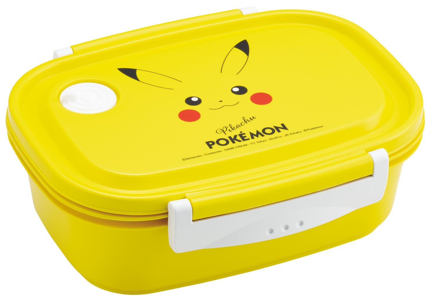 

Skater Bento Easy and Made in Pokemon Pikachu Box, Lightweight, Large, 720ml, Microwaveable, Japan, Face, 25, XPM5-A