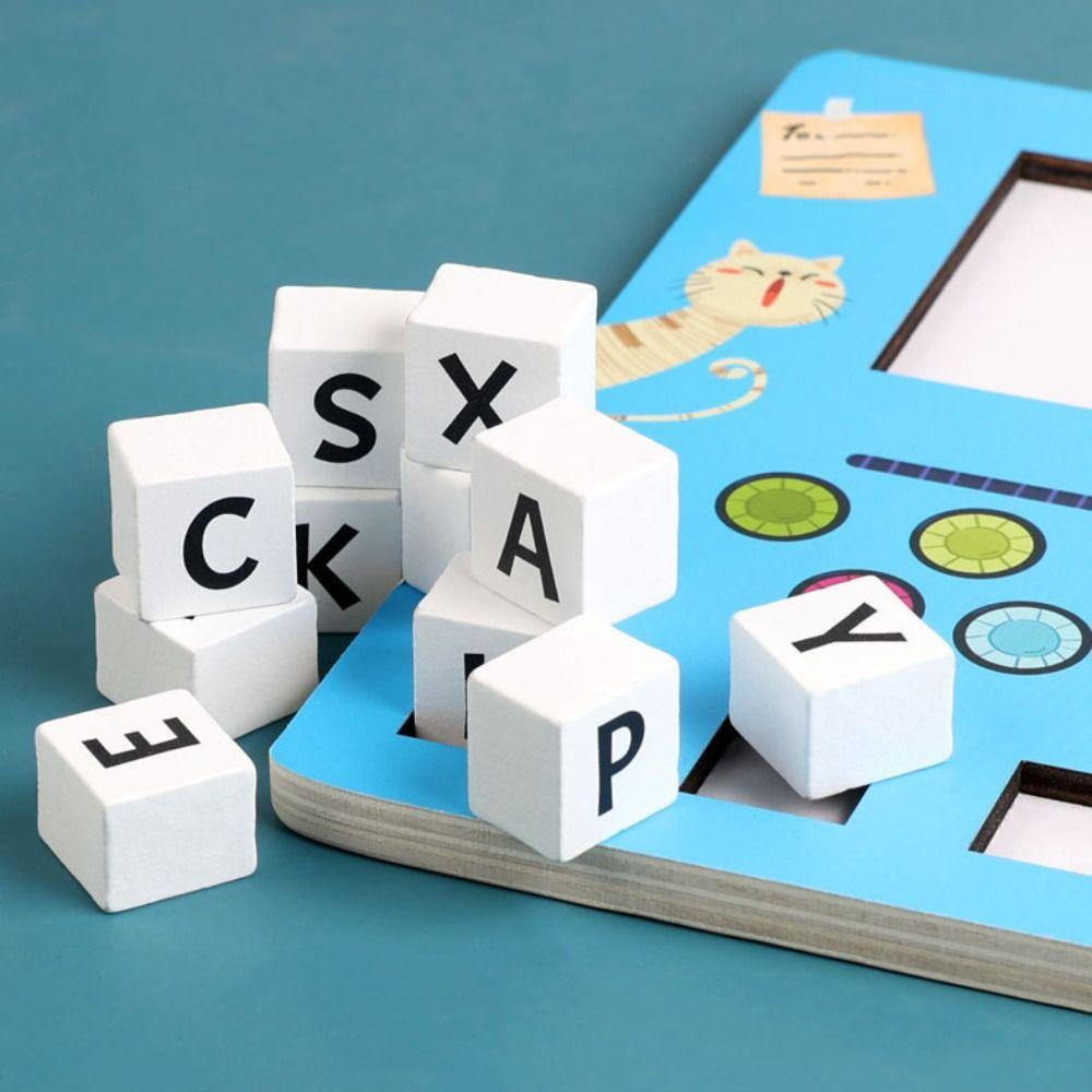 Education Cognition Puzzle Educational Toy Alphabet Classification Letter Recognition Toy  Kids