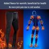 Men's Thermal Fleece Compression Pants for Running, Cycling, and Training