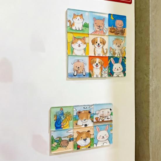 5/15/50 Sets Doe-het-zelf Acryl Koelkastmagneet Kit, Vierkant Rechthoek Rond Acryl Koelkastmagneet Decor Knutselwerk, Helder Acryl Foto Magneet met Lijm