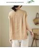 Women's Plus Size Linen Cotton Sleeveless Summer Top - Loose Fit for Middle-Aged & Elderly