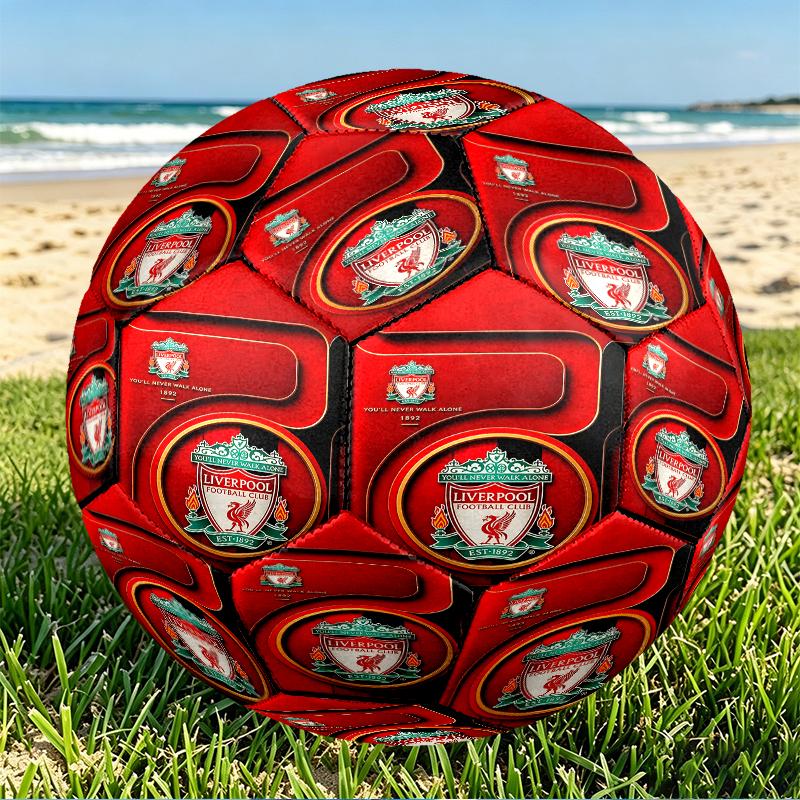 Club di calcio Stampa Dimensioni 5 Pallone da Calcio, Pallone da Calcio in PU Resistente all'Usura per Partita, Allenamento e Pratica Quotidiana, Regalo di Compleanno per Appassionati di Calcio
