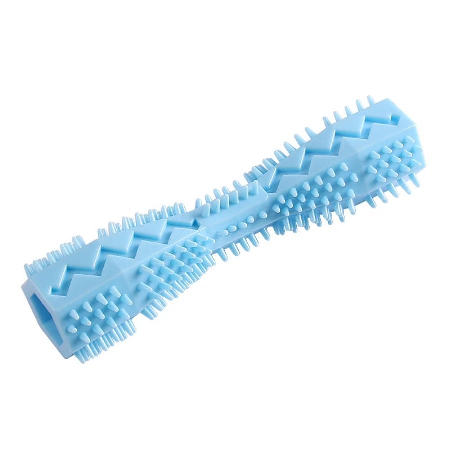 Dog Chew Toys for Teething Puppies Indestructible Bite Resistant Leaky Food Toy Dental Cleaning Stick Interactive Fun Chewing