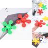 Plastic Fivestar Finger Spinner Gyroscope With Spiral Bearings For Stress Relief And Focus