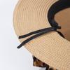 New Summer Women's Outdoor Sun Protection Beach Hat Fisherman Hat Big Brim Hat Beach Hat Leopard Print Hat Sun Hat