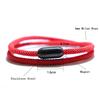 Fashion Rope Bracelet Man Attract Magnet Braclet Hombre Stainless Steel Braslet Homme Accessories Gift For Boyfriend Husband