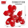 TOYLINX Home Decor Micro Building Blocks Balloon Dog DIY Model Assembly Toy Colorful Interlocking ABS Children's Toys