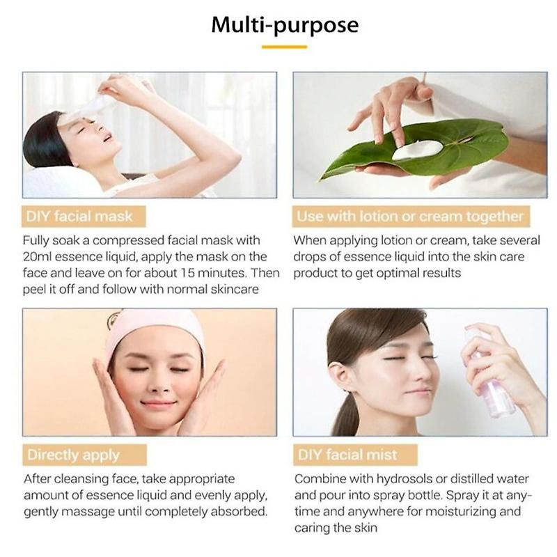 Six Peptides 24k Gold Collagen Hyaluronic Acid Anti-Aging Skin Care Serum 15ml