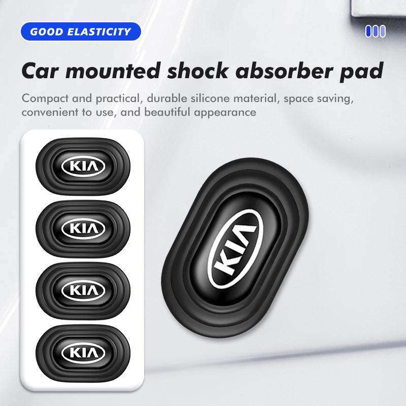 BBEA9 8pcs Car Door Anti-Collision Shock Absorber Sticker Accessories Sticker For KIA Sorento Stinger Spectra Niro Cadenza Sephia