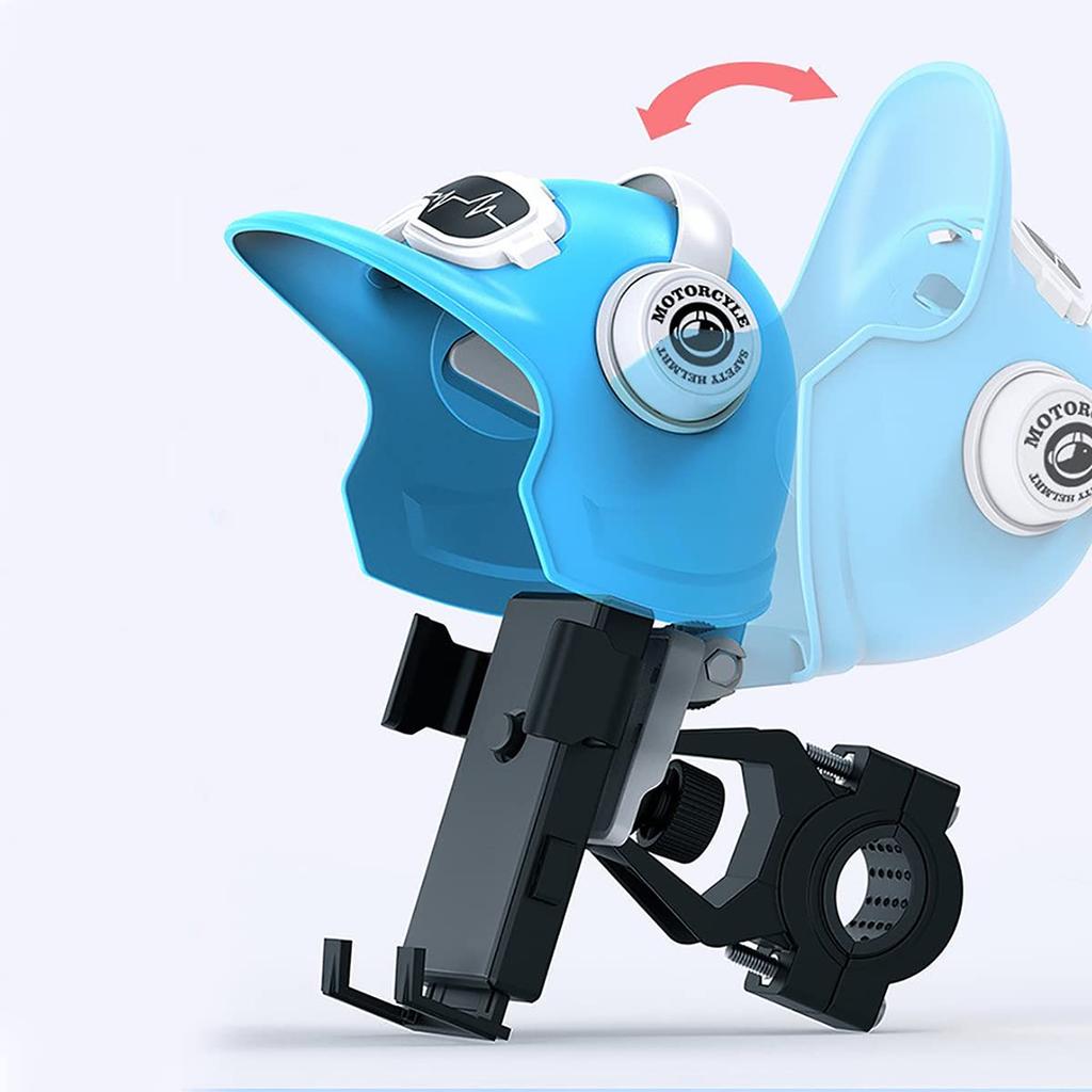 360° Rotation Sunshade Phone Holder for Motorbike Anti-Rain Adjustable Motorcycle Phone Holder Durable Motorbike Phone Mount